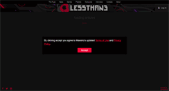 Desktop Screenshot of lessthan3.com